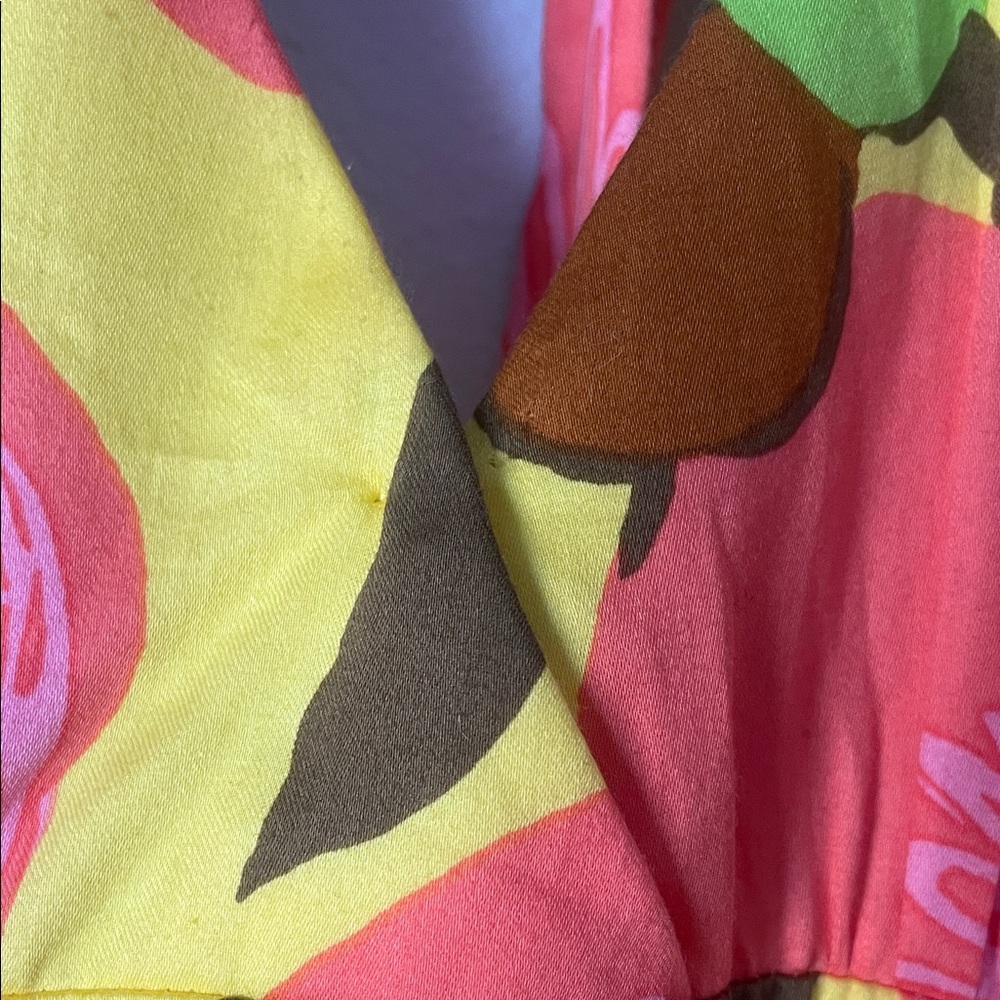 Trina Turk Colorful Floral Halter Dress Size 14 - Picture 13 of 13